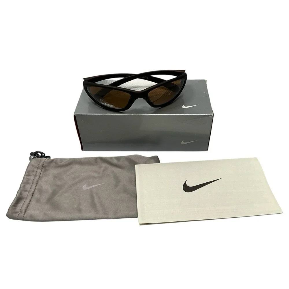 Nike Tarj Classic Sunglasses. EV0066 201 Soft Brown Polarized Lenses.